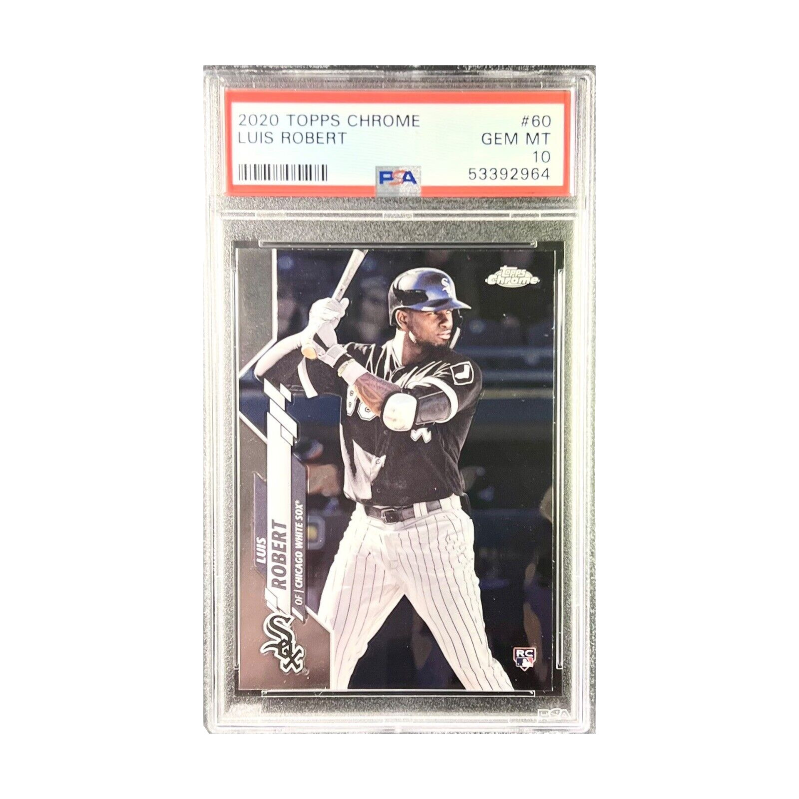 Luis Robert 2020 Topps Chrome #60 RC Rookie PSA 10 Chicago White Sox All-Star
