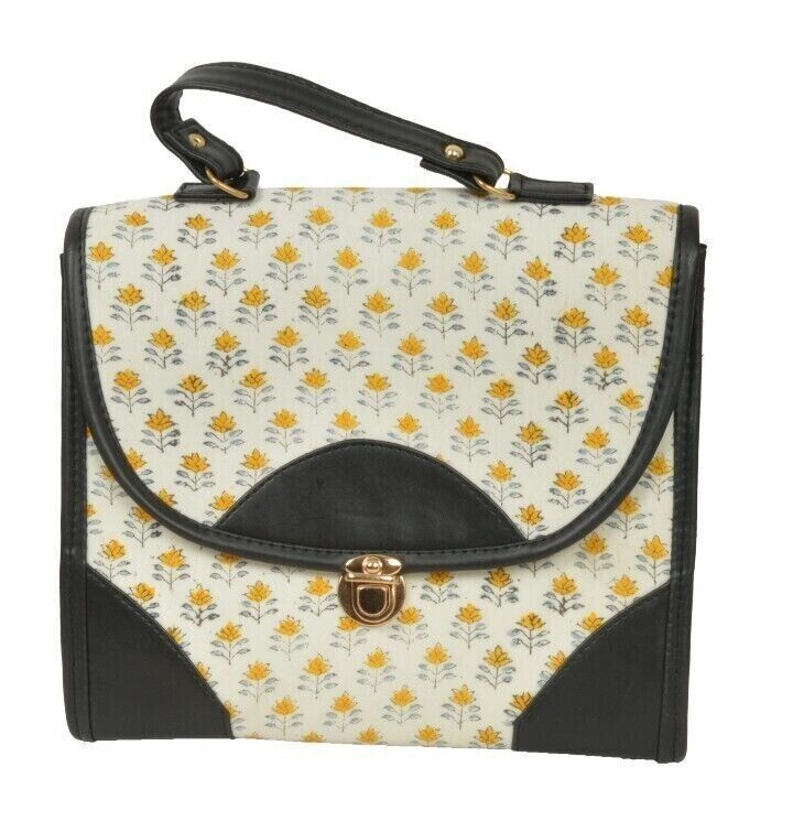 Cuero Aspecto Mujer Hombro Estampado de Flores Larga Duración Daily Uso Bolsa