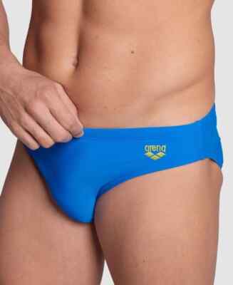 Arena men blue Swim Brief bikini swimwear swimsuit size 32