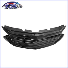 Front Upper Grille Grill Gloss Black Fits 2018 2019 2020 Chevrolet Equinox