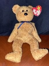 Fuzz RARE TY Beanie Baby 1998 Retired WITH ERRORS