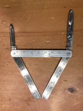 SCARCE VINTAGE SOUTHERN & RICHARDSON SHEFFIELD POCKET KNIFE 9 INCH RULER