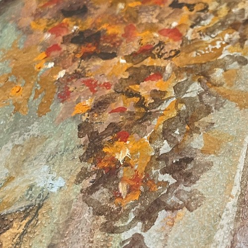 Dipinto olio su tavola originale canale di Venezia firmato John Angus merce tasso vintage - Foto 14 di 15