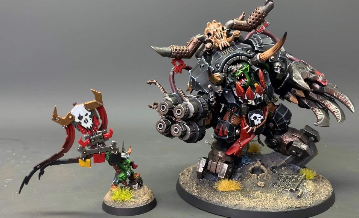 Ghazghkull Thraka Orks Warhammer 40K army Presale well Painted