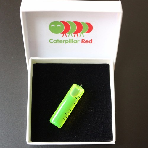 Vial de vidrio de nivel de repuesto pluma nivel de burbuja espiritual precisión 35 mm x 11 mm verde - Imagen 4 de 6
