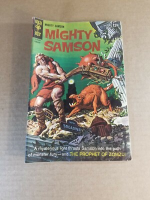 Lot of 4 Mighty Samson Gold Key Silver Age Comics Late 60's