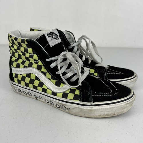 vans sk8 hi lime green
