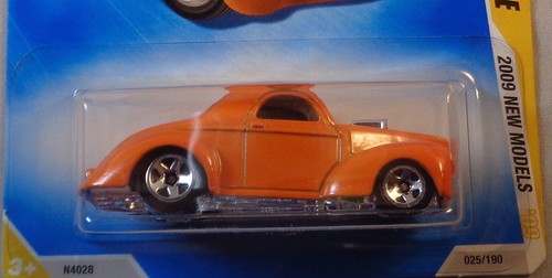 Hot Wheels 2009-025 New Models Custom '41 Willys Coupe ORANGE 1:64 Scale - Picture 2 of 3