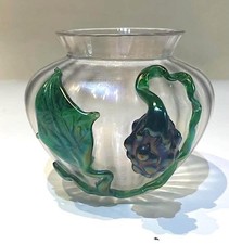 LOETZ OR KRALIK GLASS IRIDESCENT VASE PERFECT CONDITION