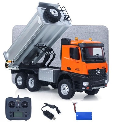 US STOCK HUINA 1598 1/14 6WD RC Dumper Engineering Transport Vehicle Lifting Rod