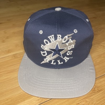 Drew Pearson YOUTH Dallas Cowboys BlockHead Arch Circle Spell Snapback Hat 90s