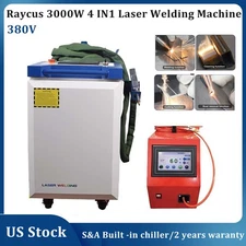 4 IN 1 Raycus 3000W Welder Cutting Welding Cleaning Weld Seam Clean Machine 380V