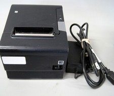 Epson TM-T88VI POS Compact Thermal Receipt Printer LAN USB Serial W/Power Supply