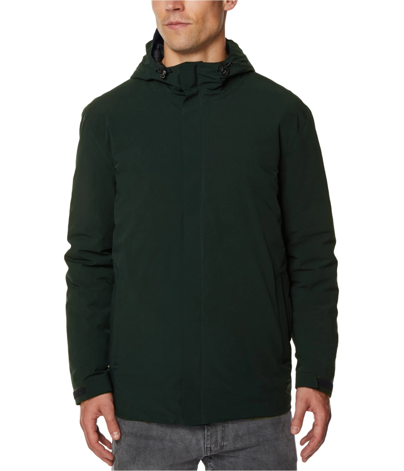 32 Degrees Mens Solid Raincoat, Green, XX-Large
