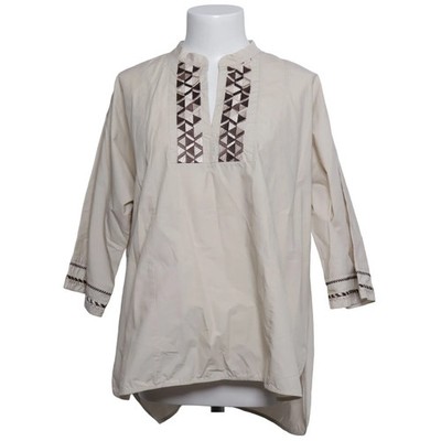 Weekend MaxMara, Bluse, Größe: 38/40, Beige, Baumwolle, Print, Damen #RJg