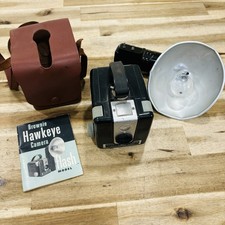 Kodak Brownie Hawkeye 620 Roll Film Camera Flash Model Vintage 1950's un tested
