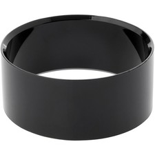 Plymor Black Acrylic Beveled Sphere Display Stand, 1.25" H x 3" W