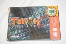 Turok 2 Seeds of Evil PC (Nintendo 64 N64) Complete in Box w/ Reg Poster CIB 