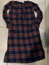 Petite Plume Women Delphine Nightgown XS Windsor Tartan Plaid Brushed Cozycore