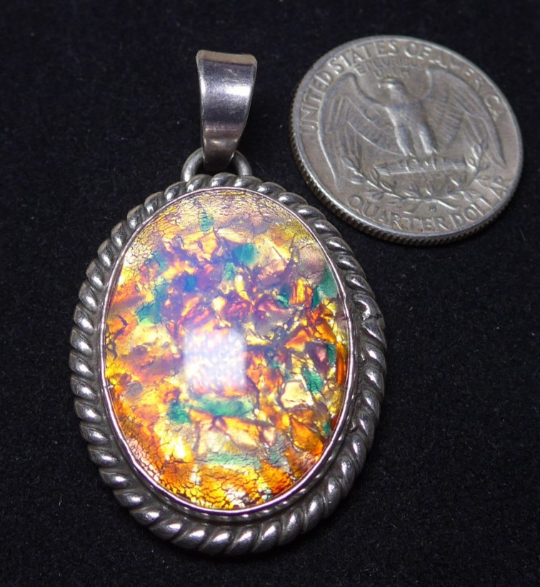 Vintage Large Statement Piece Signed Sterling Sil… - image 2