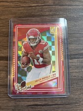 2025 Donruss The Rookies Jalen Royals #27 Red Pandora RC Kansas City Chiefs