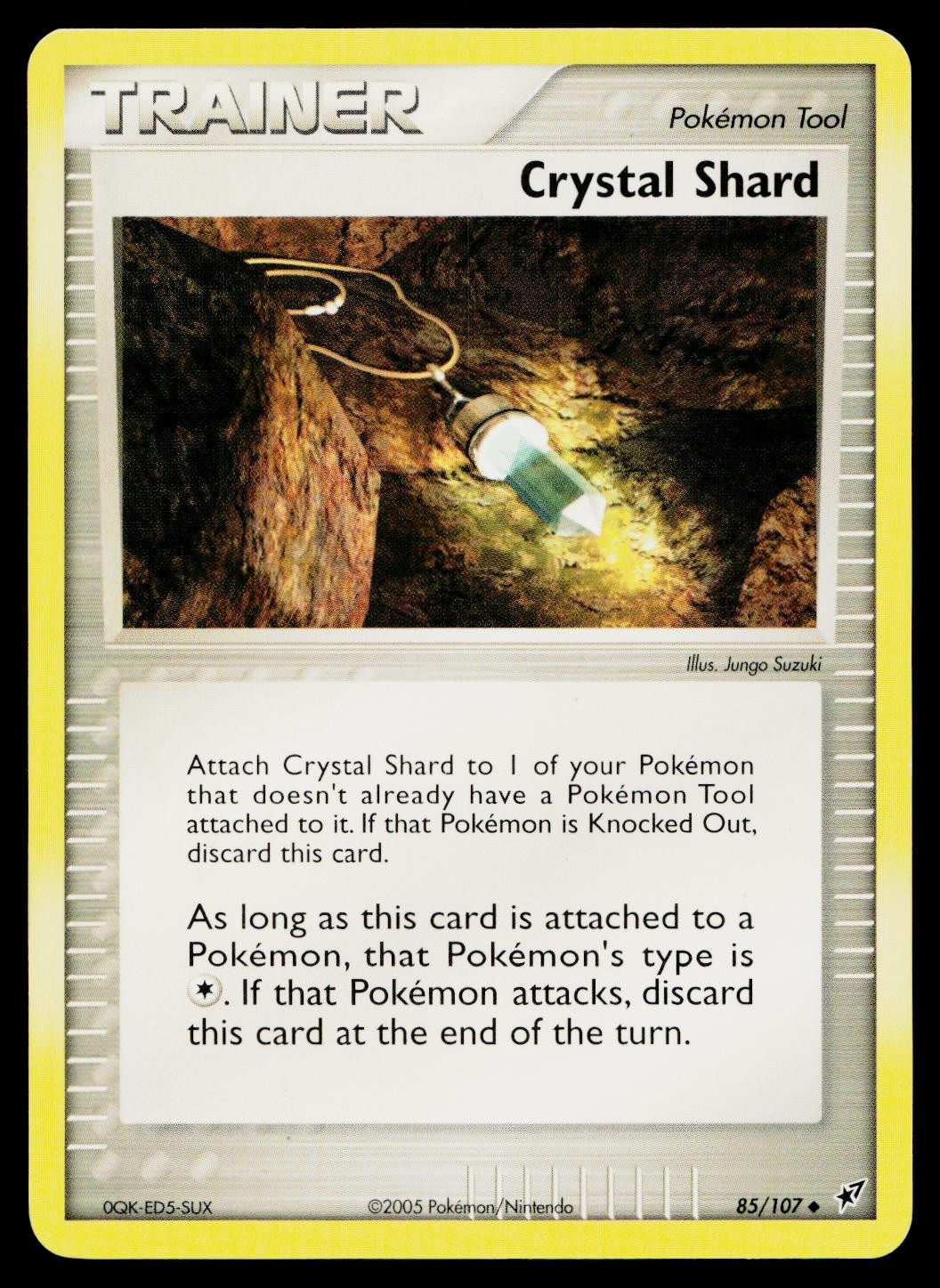 Crystal Shard 85/107 Uncommon Deoxys Pokemon Lightly Played