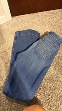 Kimes Ranch Women's Jennifer Dark Wash Trouser Jeans Size 4/34 Worn 2 Times 