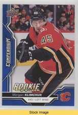 2018-19 Upper Deck Compendium Rookies Blue Morgan Klimchuk #440 READ 7l6