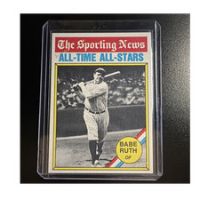 Topps 1976 Babe Ruth #345 All-Time All-Stars Yankees Baseball MLB