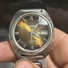Vintage Seiko 5 Actus 21 Jewels Automatic Watch - Brown Sunburst Dial