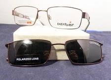 EASY TWIST "GREY"  - MCT210 - Eyeglasses w Sunglass  NWT Authentic