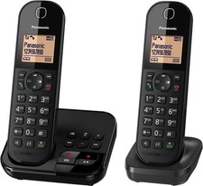 Panasonic KX-TGC422GB, schwarz, schnurloses DECT-Telefon, Basisstation,BRANDNEU