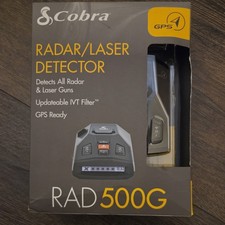 COBRA RAD 500g RADAR AND LASER DETECTOR ADVANCED PREMIUM RANGE. FREE SHIPPING