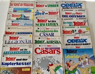 20 asterix und obelix comic Konvolut