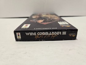 Wing Commander III Heart of the Tiger w/ Inserts Panasonic 3DO Complete Box CIB