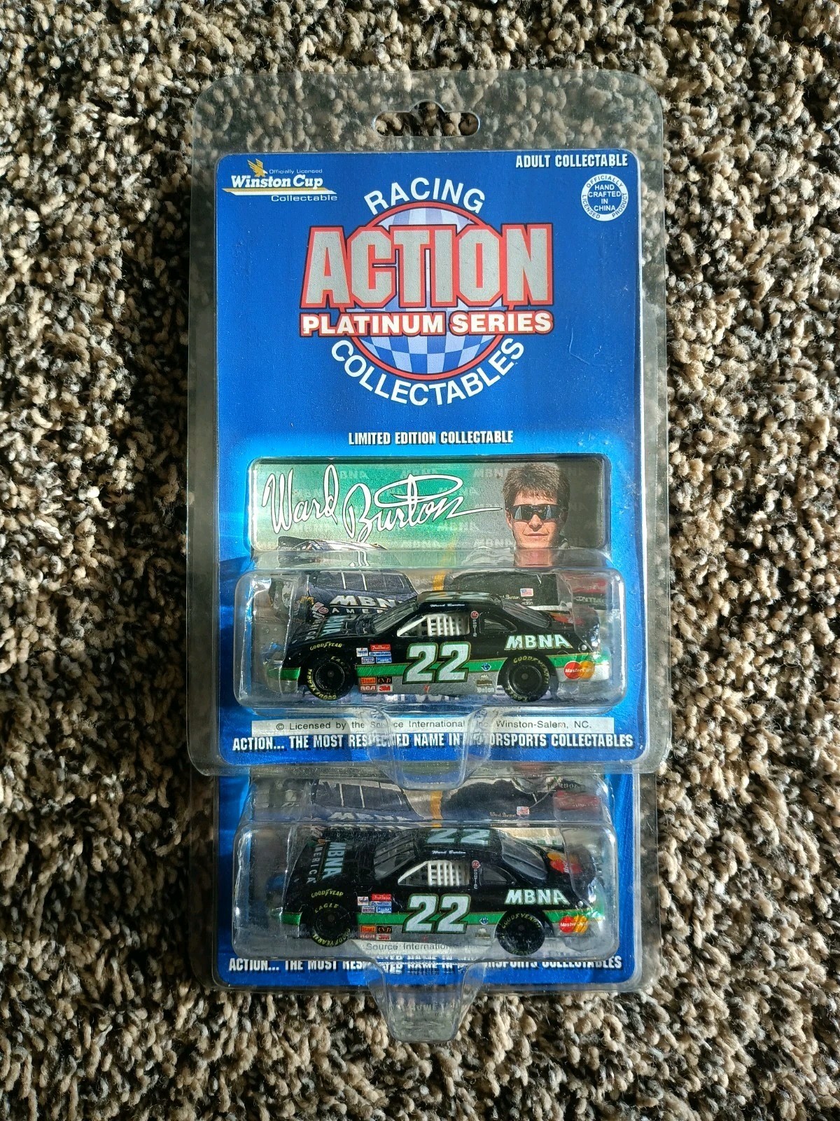 Lot Of 2 Ward Burton 1996 #22 Racing Collectable Action Platinum Series Diecast