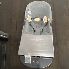 BabyBjorn Bouncer Bliss baby bouncer, Gray, w/ toy bar