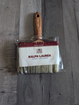 Ralph Lauren Denim Weaver Paint Brush 6'' Wood Handle NEW Q7