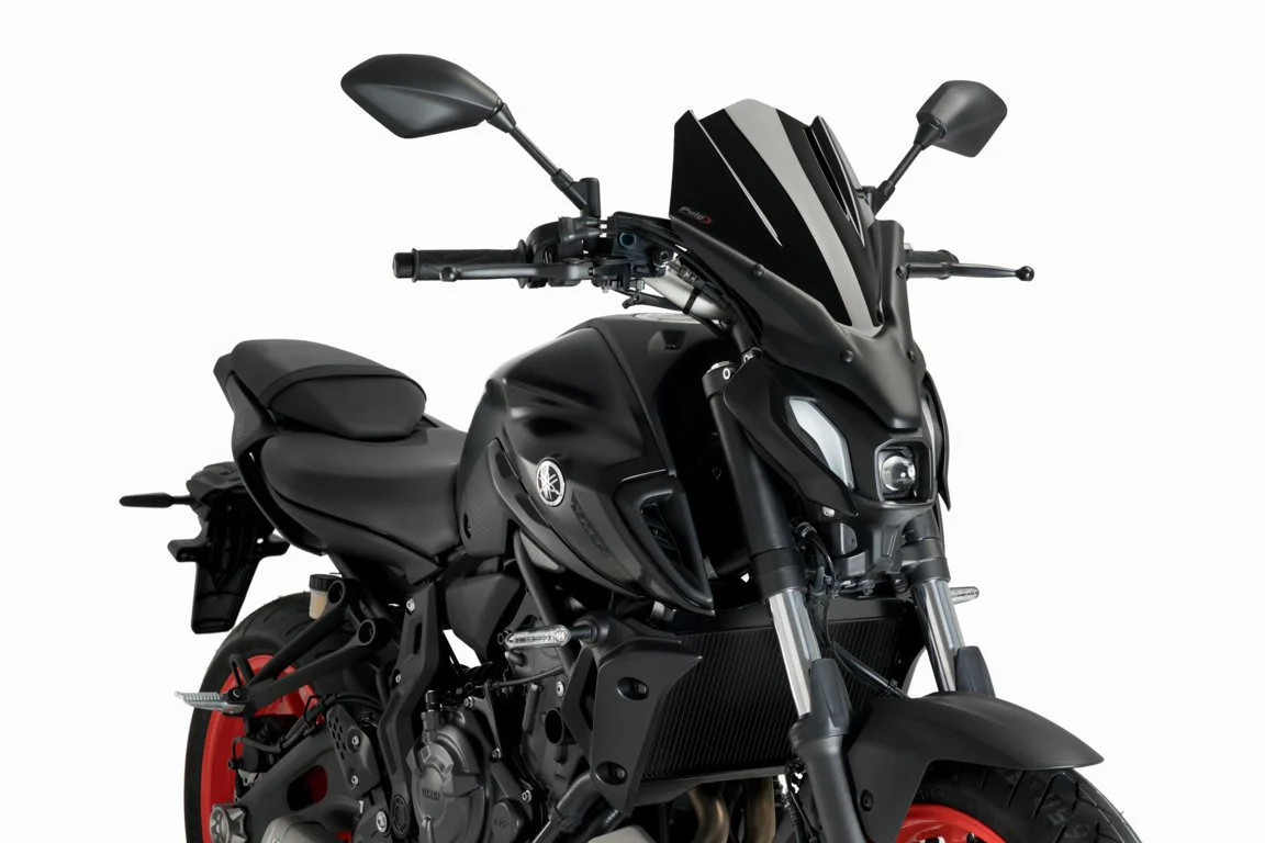 Puig Touring Screen | Black (Opaque) | Yamaha MT-07 2021>2024