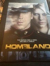 Homeland TV Show Poster 36x24 Claire Danes Damian Lewis Showtime Series Promo