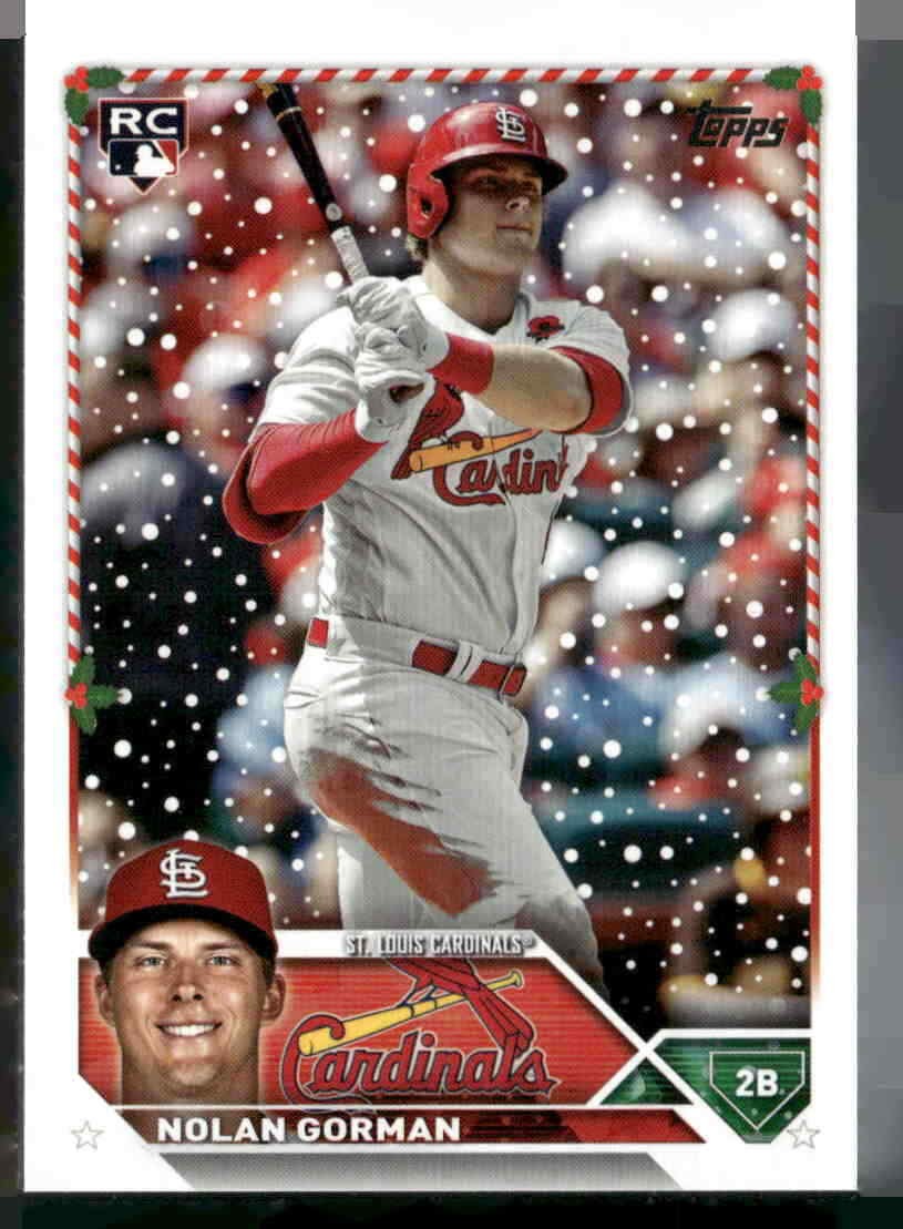 2023 Topps Holiday #H18 Nolan Gorman