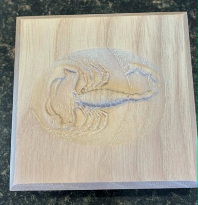 Scorpion Engraving Wood Corner Trim Block Door Trim Window Trim