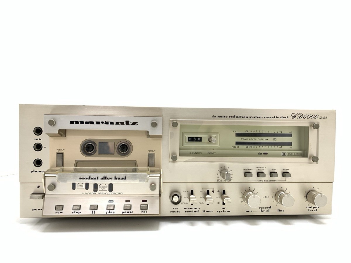 MARANTZ SD 6000 DBX Stereo Cassette Deck Vintage 1979 Hi End WORK