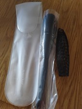 Mary Kay Powder Foundation Brush with Clear Carry Pouch Sleeve