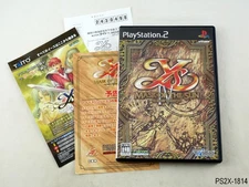 Ys 4 Mask of the Sun Playstation 2 Japanese Import PS2 IV JP Japan Falcom