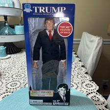 Donald Trump 12" Talking Doll Collectible Apprentice 2004 NOS READ