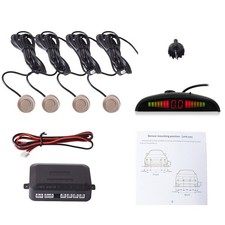 Car Auto Vehicle Reverse Backup Radar System with 4 Parking Sensors Distance ...