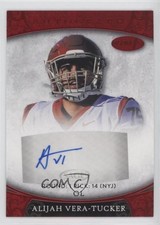 2021 Sage Aspire Red Alijah Vera-Tucker #ASP-132 Auto 0q1p