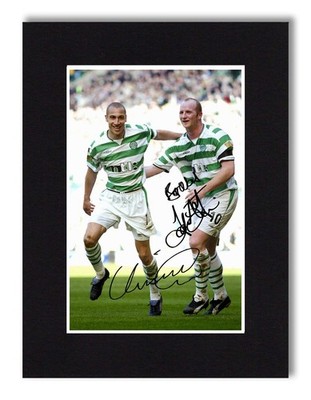 8x6 Mount Hartson und Larsson signiertes FOTO Vordruck rahmenfertig keltisch