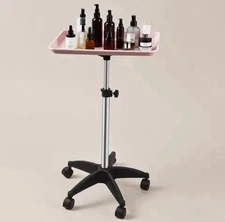 360° Rotating Beauty Salon Cart with Wheels - Organizer with Adjustable Height